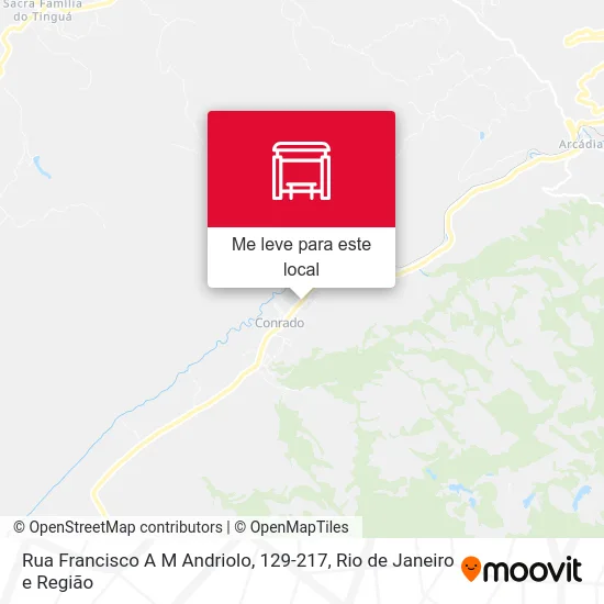 Rua Francisco A M Andriolo, 129-217 mapa