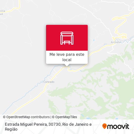 Estrada Miguel Pereira, 30730 mapa