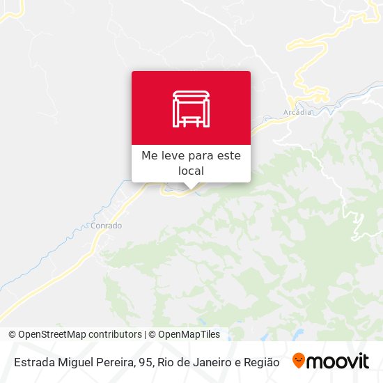 Estrada Miguel Pereira, 95 mapa