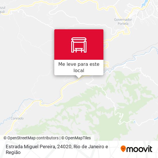 Estrada Miguel Pereira, 24020 mapa