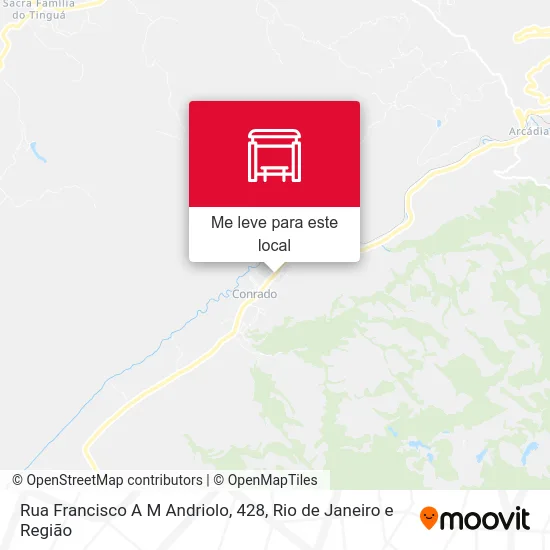 Rua Francisco A M Andriolo, 428 mapa