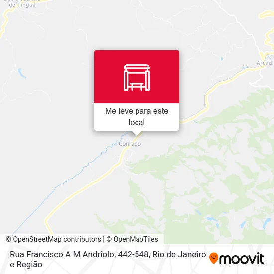 Rua Francisco A M Andriolo, 442-548 mapa