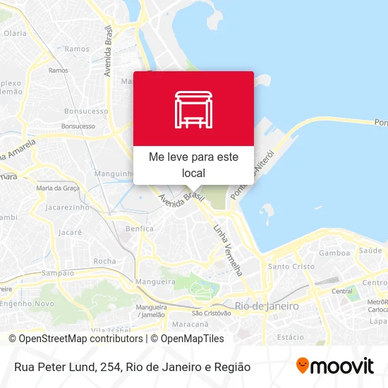 Rua Peter Lund, 254 mapa