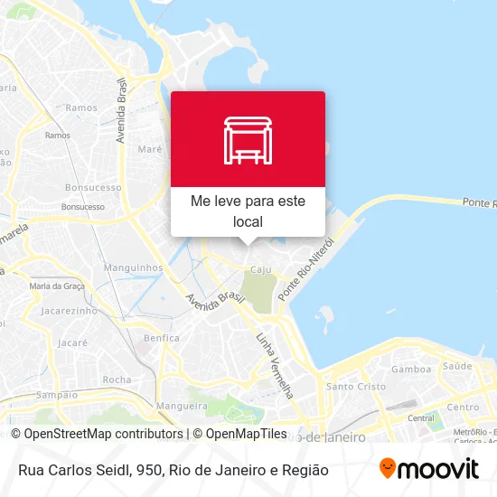Rua Carlos Seidl, 950 mapa