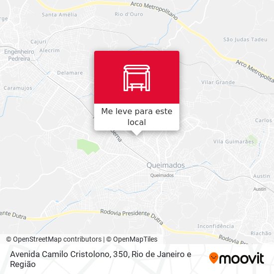 Avenida Camilo Cristolono, 350 mapa