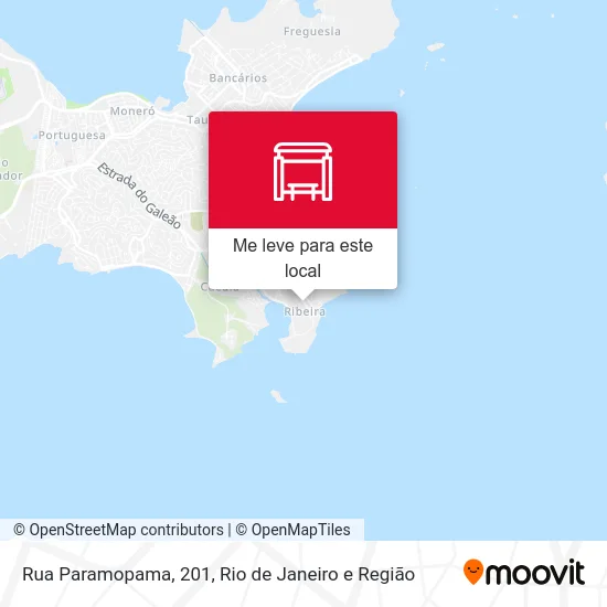 Rua Paramopama, 201 mapa