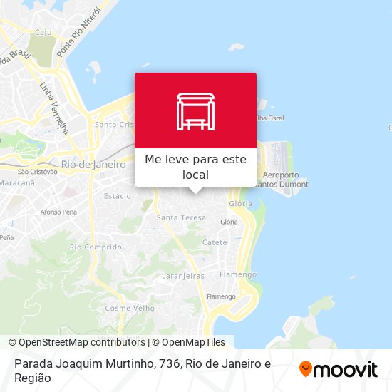 Parada Joaquim Murtinho, 736 mapa