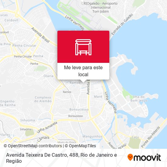 Avenida Teixeira De Castro, 488 mapa