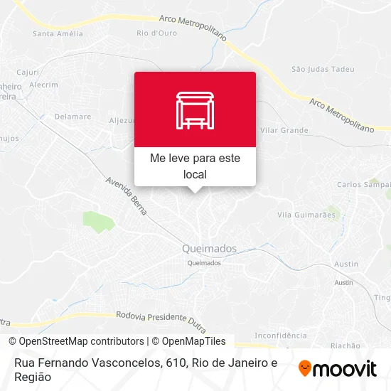 Rua Fernando Vasconcelos, 610 mapa