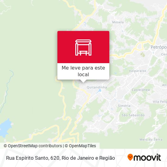 Rua Espírito Santo, 620 mapa