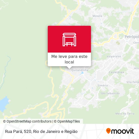 Rua Pará, 520 mapa