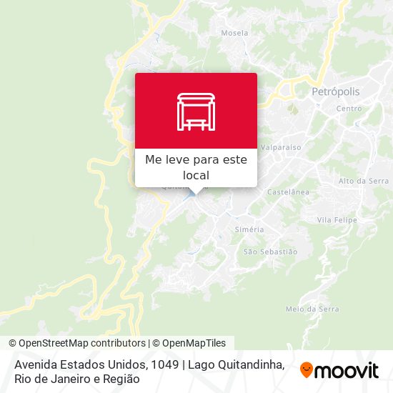 Avenida Estados Unidos, 1049 | Lago Quitandinha mapa