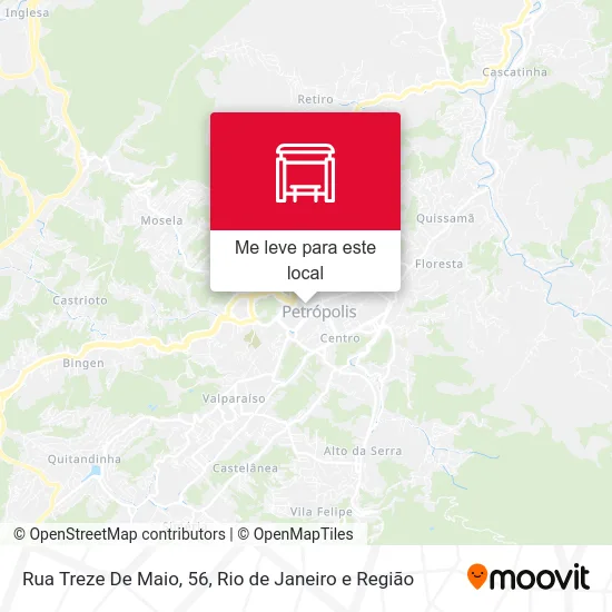 Rua Treze De Maio, 56 mapa