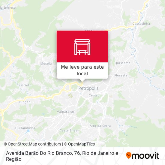 Avenida Barão Do Rio Branco, 76 mapa