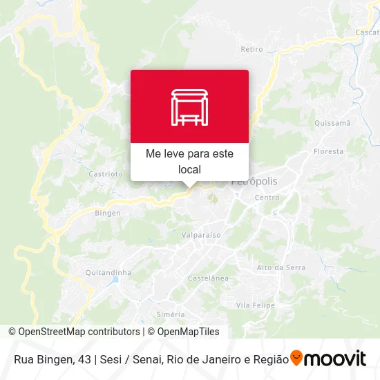 Rua Bingen, 43 | Sesi / Senai mapa