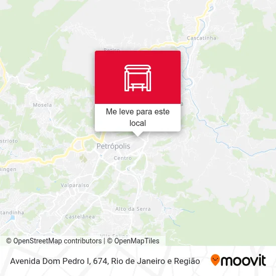 Avenida Dom Pedro I, 674 mapa