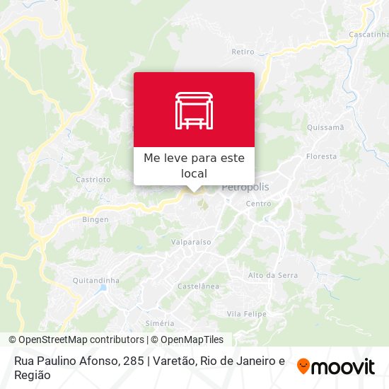 Rua Paulino Afonso, 285 | Varetão mapa