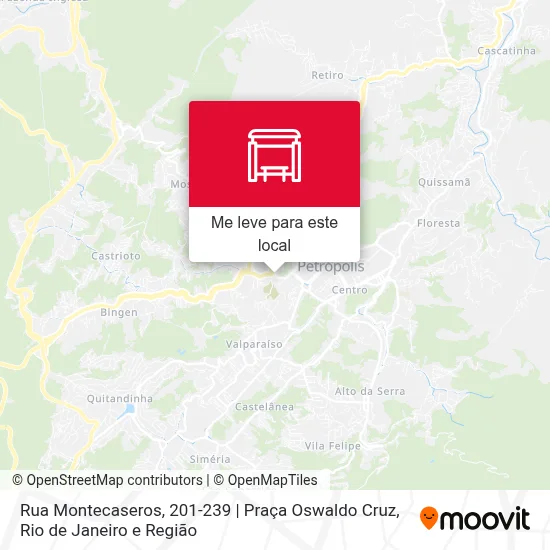 Rua Montecaseros, 201-239 | Praça Oswaldo Cruz mapa
