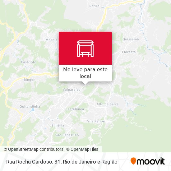 Rua Rocha Cardoso, 31 mapa
