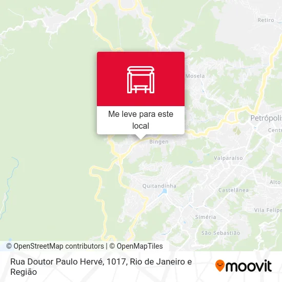 Rua Doutor Paulo Hervé, 1017 mapa