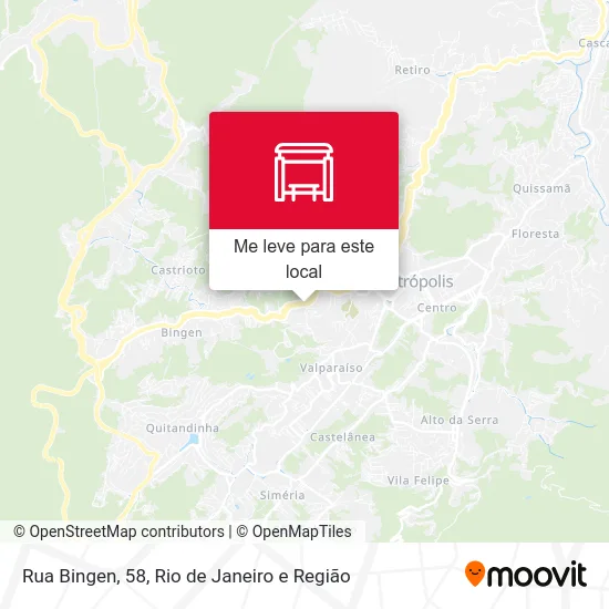 Rua Bingen, 58 mapa