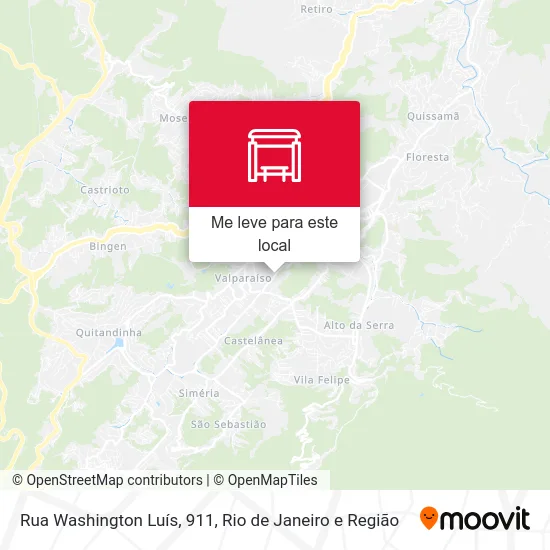 Rua Washington Luís, 911 mapa