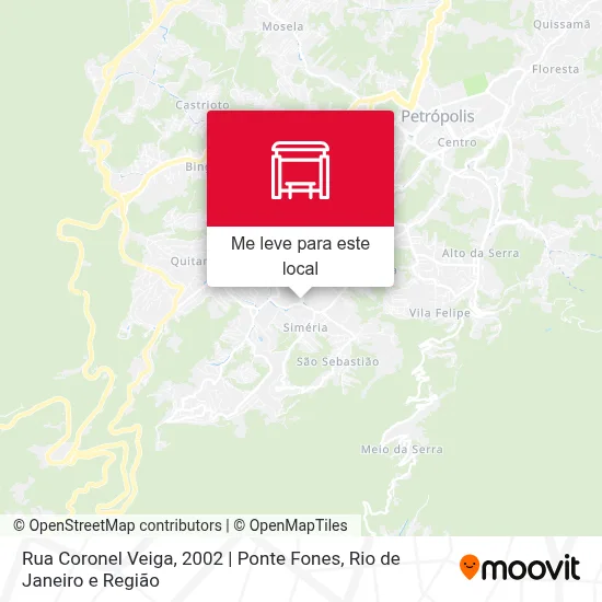 Rua Coronel Veiga, 2002 | Ponte Fones mapa