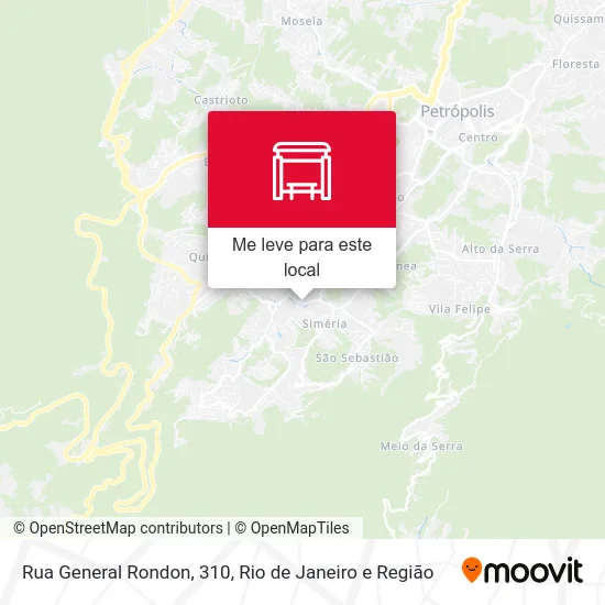 Rua General Rondon, 310 mapa