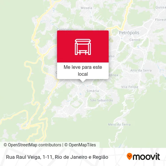 Rua Raul Veiga, 1-11 mapa