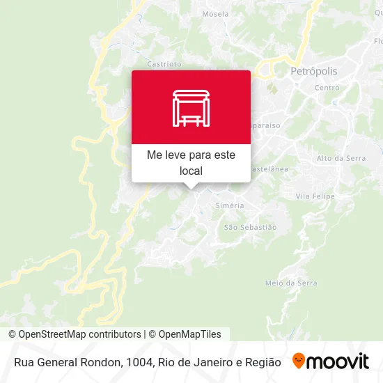 Rua General Rondon, 1004 mapa