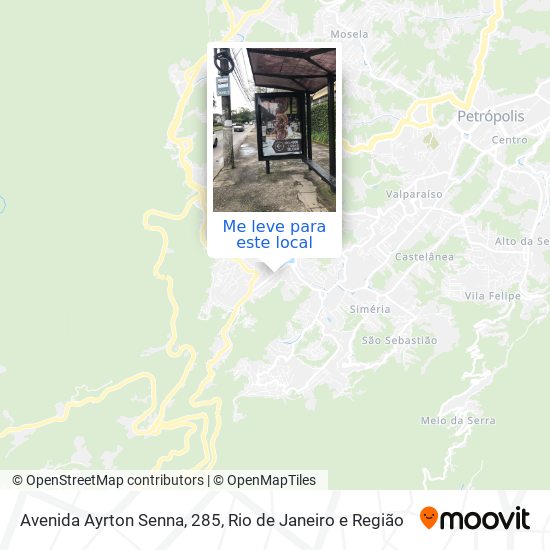Avenida Ayrton Senna, 285 mapa