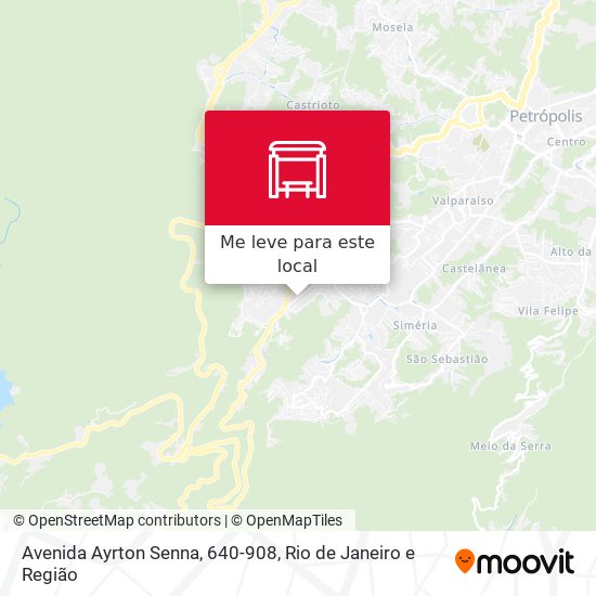 Avenida Ayrton Senna, 640-908 mapa