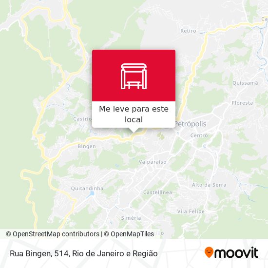 Rua Bingen, 514 mapa