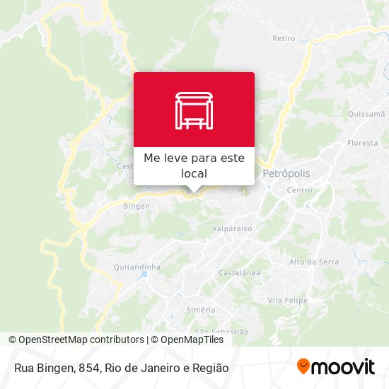Rua Bingen, 854 mapa