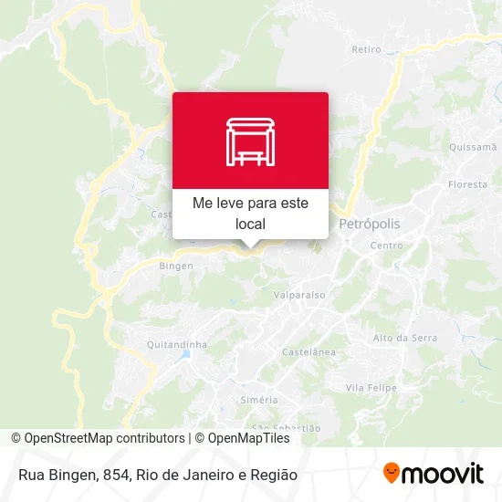 Rua Bingen, 854 mapa