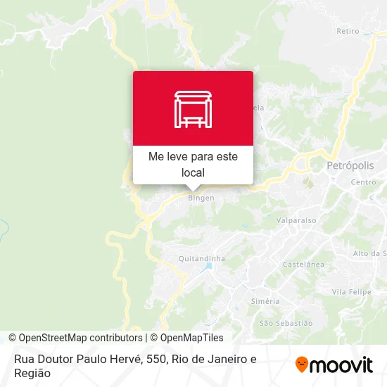 Rua Doutor Paulo Hervé, 550 mapa