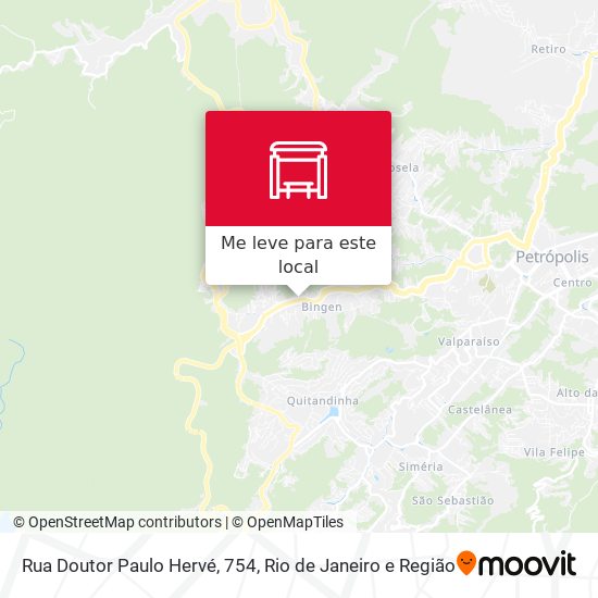 Rua Doutor Paulo Hervé, 754 mapa