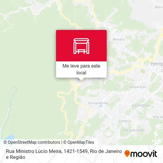 Rua Ministro Lúcio Meira, 1421-1549 mapa