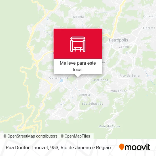 Rua Doutor Thouzet, 953 mapa