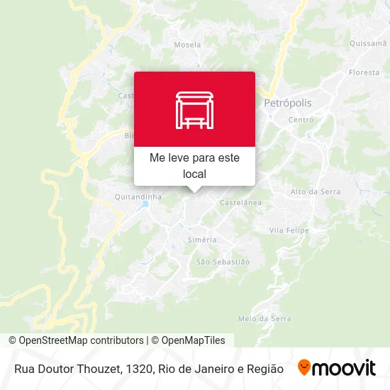 Rua Doutor Thouzet, 1320 mapa