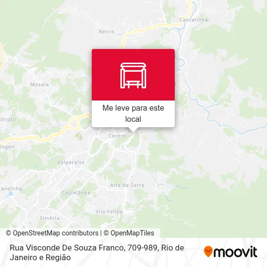Rua Visconde De Souza Franco, 709-989 mapa