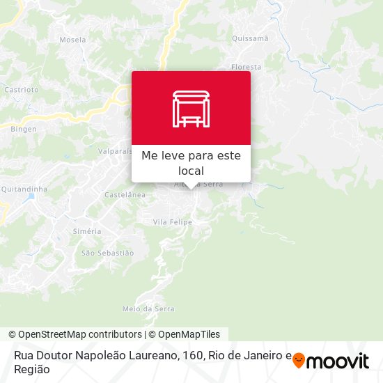 Rua Doutor Napoleão Laureano, 160 mapa