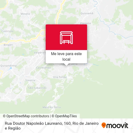 Rua Doutor Napoleão Laureano, 160 mapa