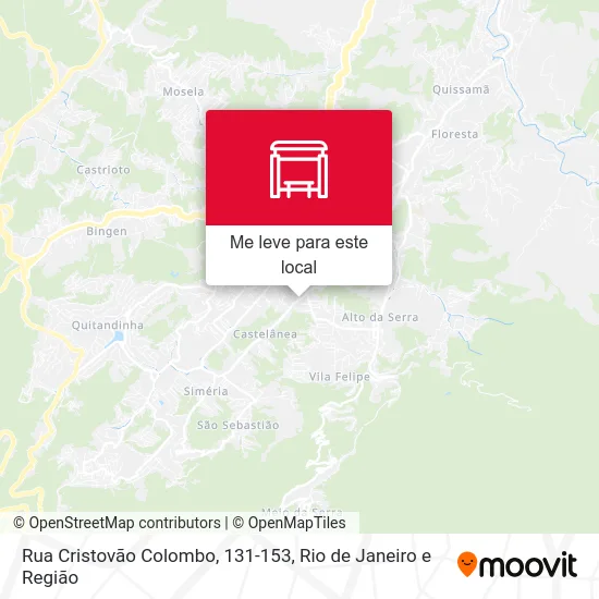 Rua Cristovão Colombo, 131-153 mapa