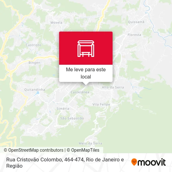 Rua Cristovão Colombo, 464-474 mapa