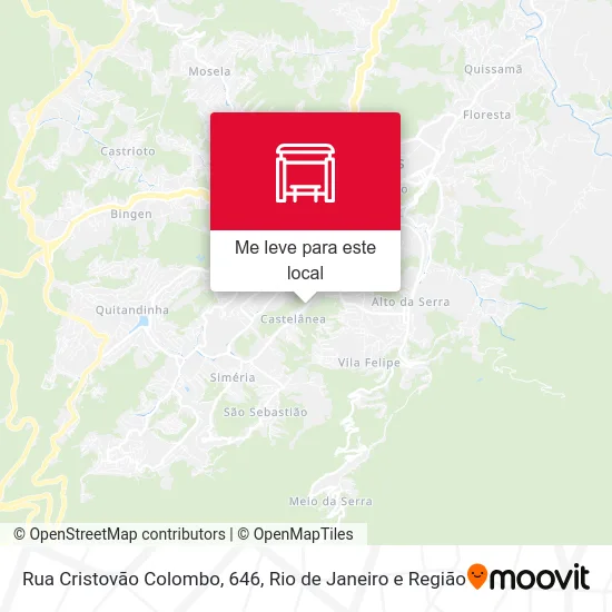 Rua Cristovão Colombo, 646 mapa