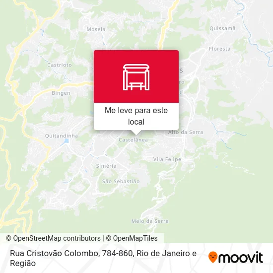 Rua Cristovão Colombo, 784-860 mapa