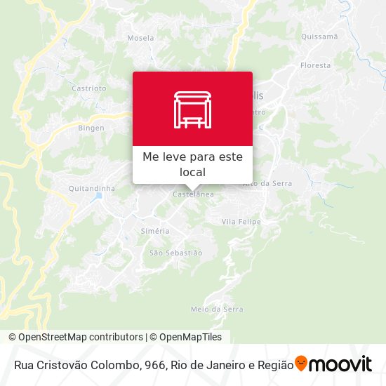Rua Cristovão Colombo, 966 mapa