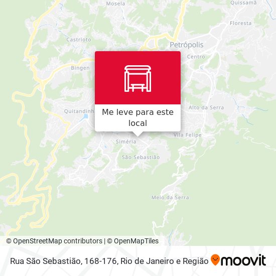 Rua São Sebastião, 168-176 mapa