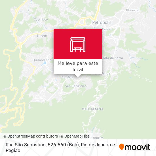 Rua São Sebastião, 526-560 (Bnh) mapa